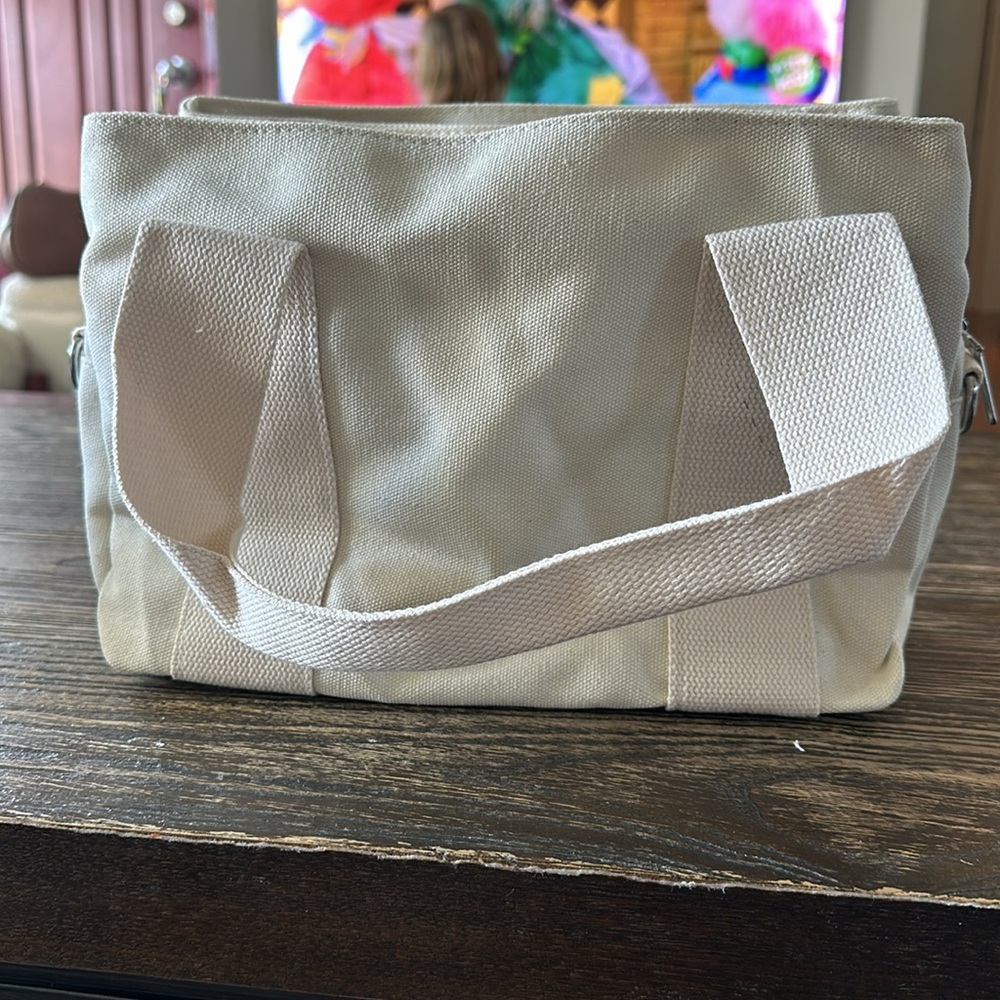 Canvas Hobo Bag for Women Handbag Multi-pocket Shoulder Crossbody Bag NWT - Picture 7 of 9